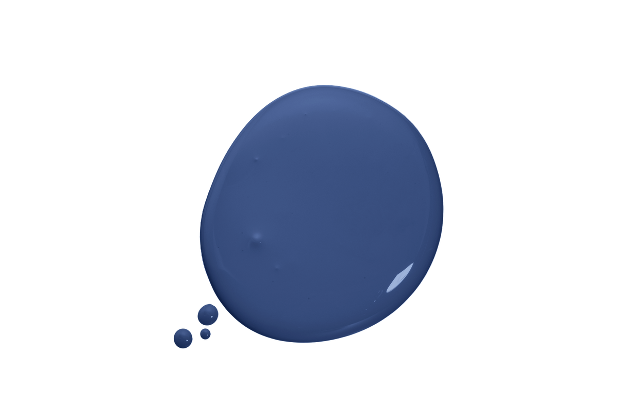 Blob of Paris Blue paint