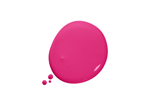 Blob of pink paint