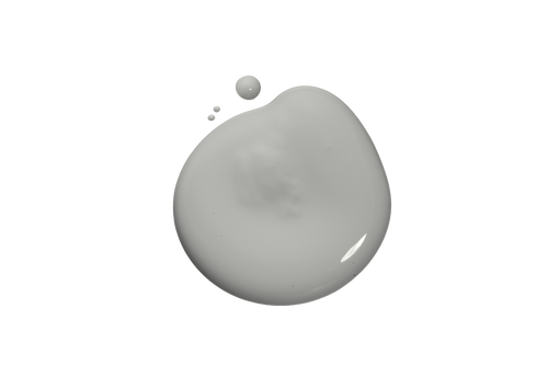 Blob of grey paint