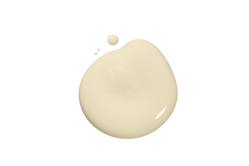 Blob of cream paint