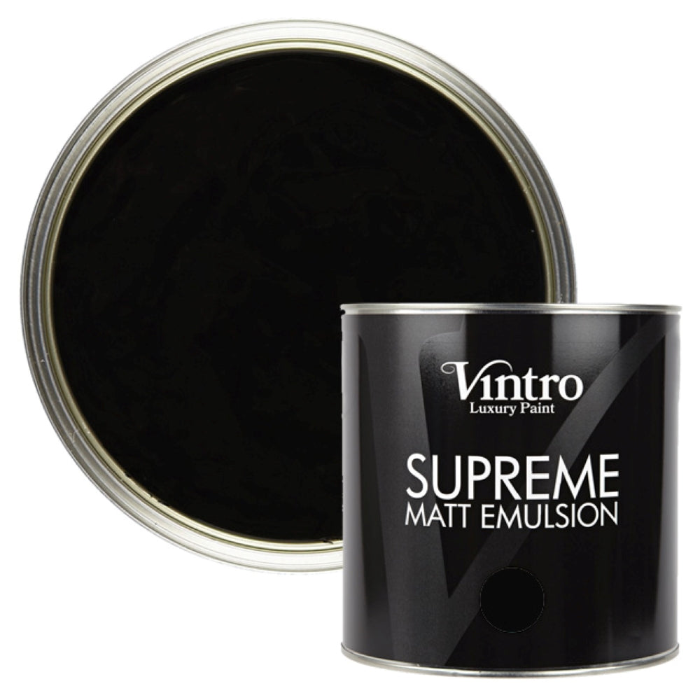 Matt Emulsion Paint Victorian black