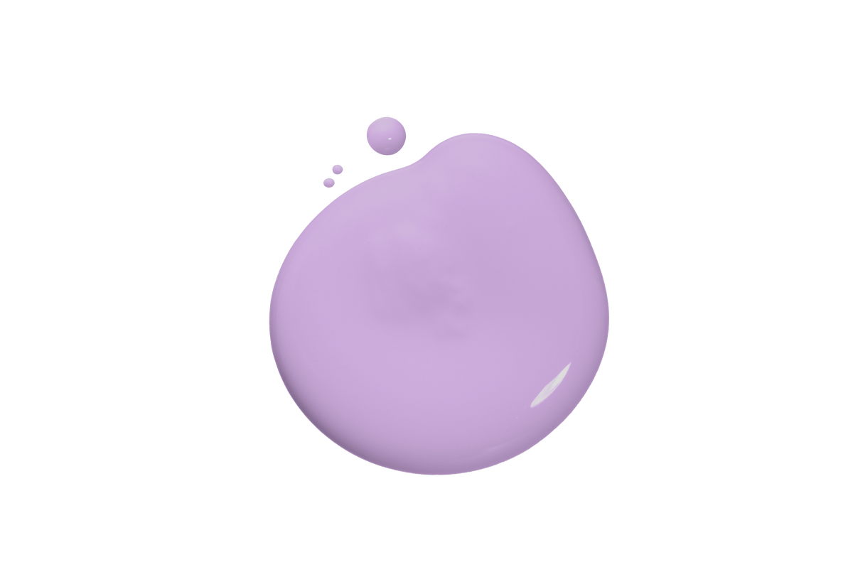 Blob of Dames Violet paint