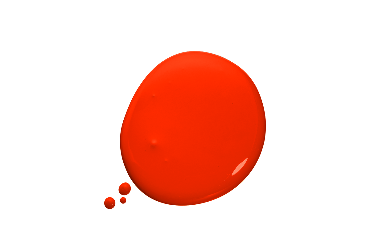 A blob of Racing Red paint
