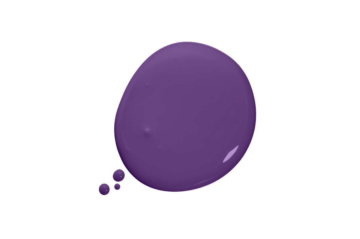 Blob of Royal Purple paint