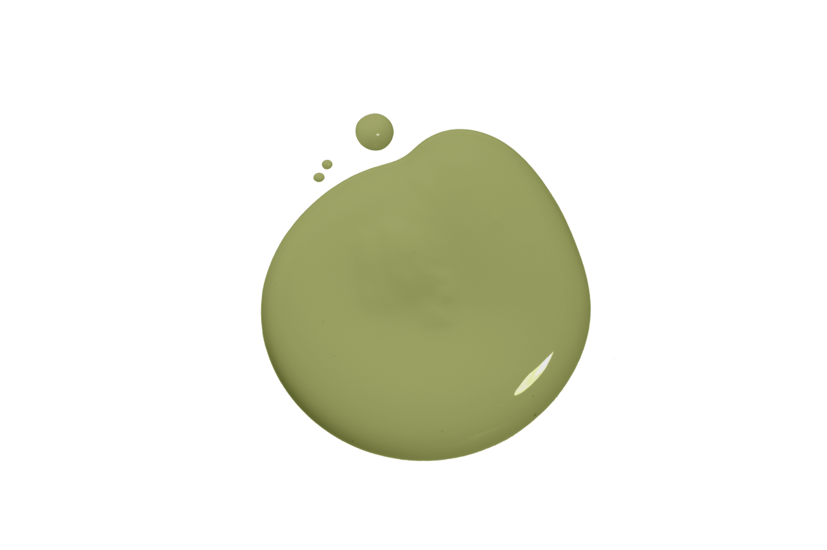 Blob of Sage paint