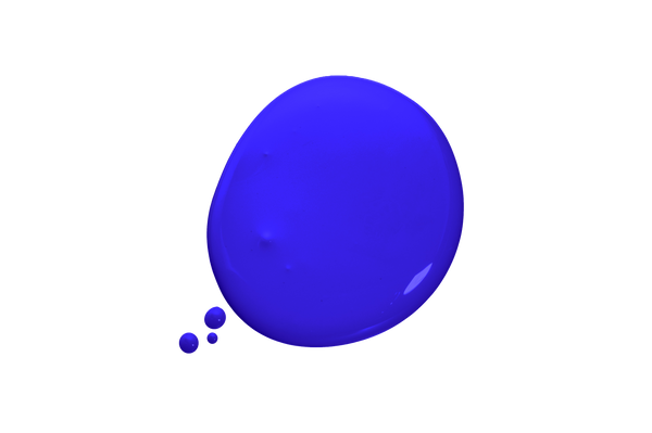 Blob of Ultramarine Blue paint