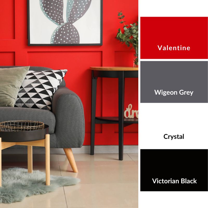 Red Combination Color Red Colour Combinations – Vintro Paint