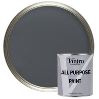 Vintro All Purpose Paint Dark Grey