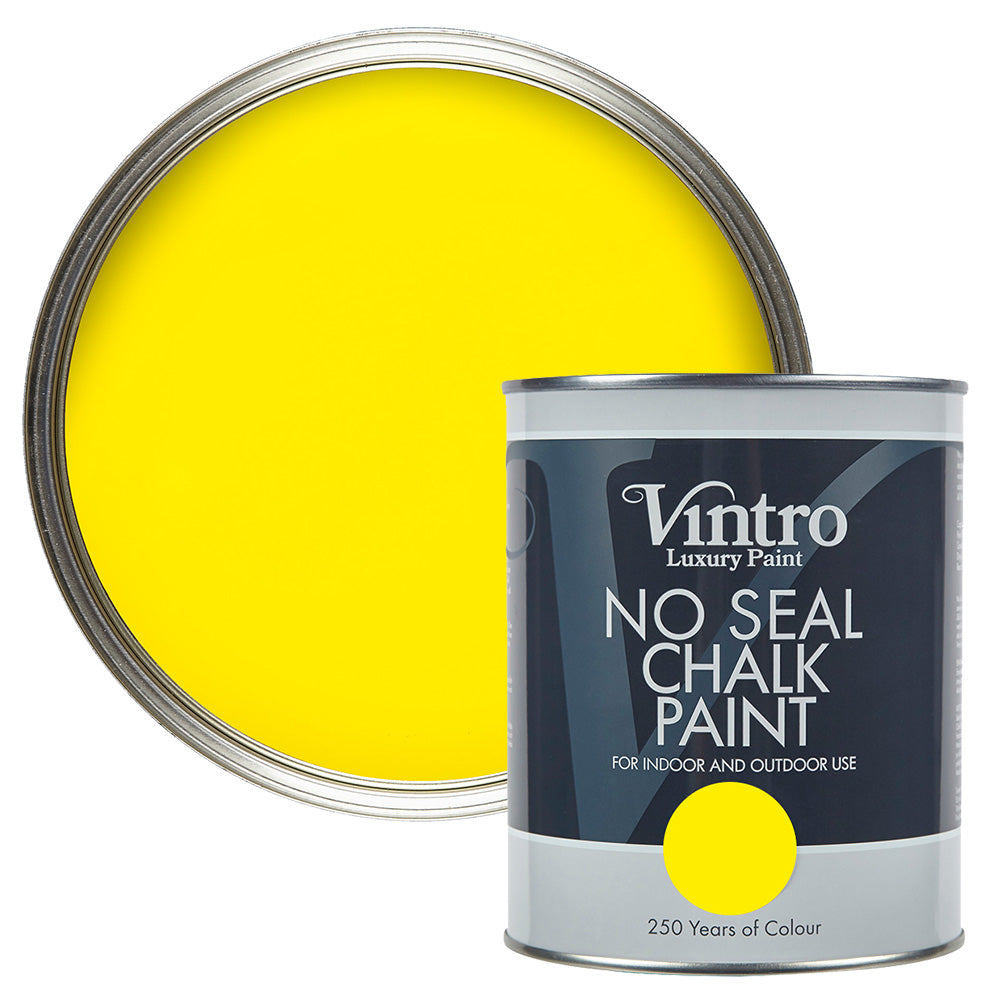 No Seal Chalk Paint Osborne Yellow – Vintro Paint
